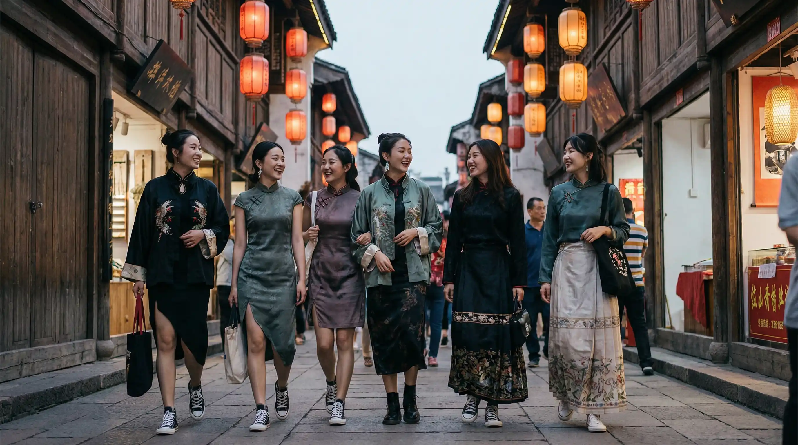 影音先锋av在线资源库 新中式时尚穿搭街拍
